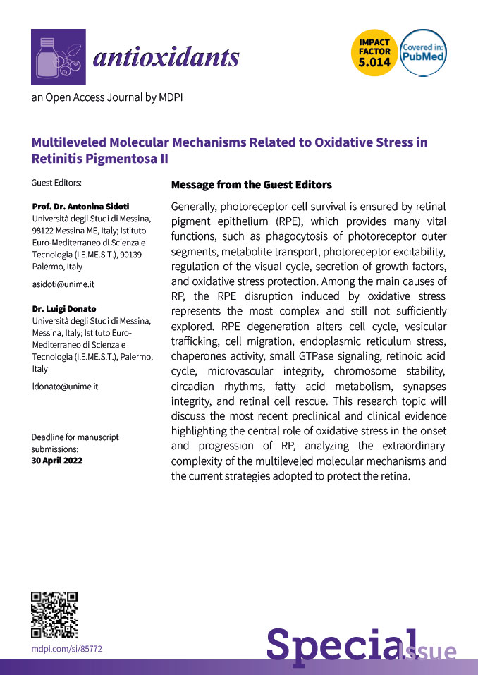 Multileveled Molecular Mechanisms Related to Oxidative Stress in Retinitis Pigmentosa II