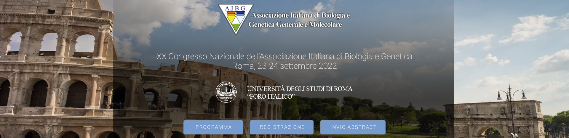 XX Congresso Nazionale dell’Associazione Italiana di Biologia e Genetica